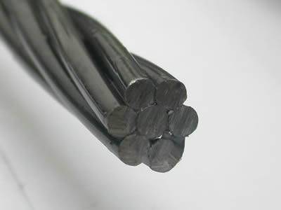 A detail of 1 × 7 strand PC steel wire.